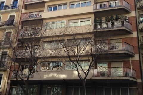 Rehabilitación fachada edificio Barcelona