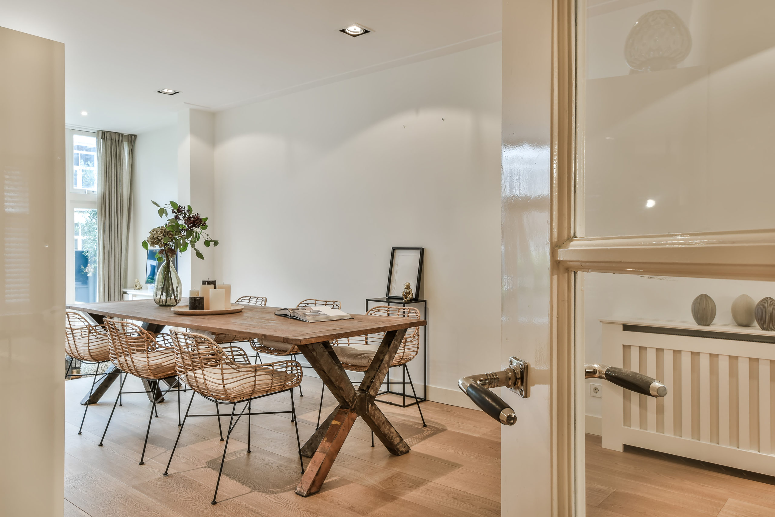 comedor rehabilitado en Barcelona